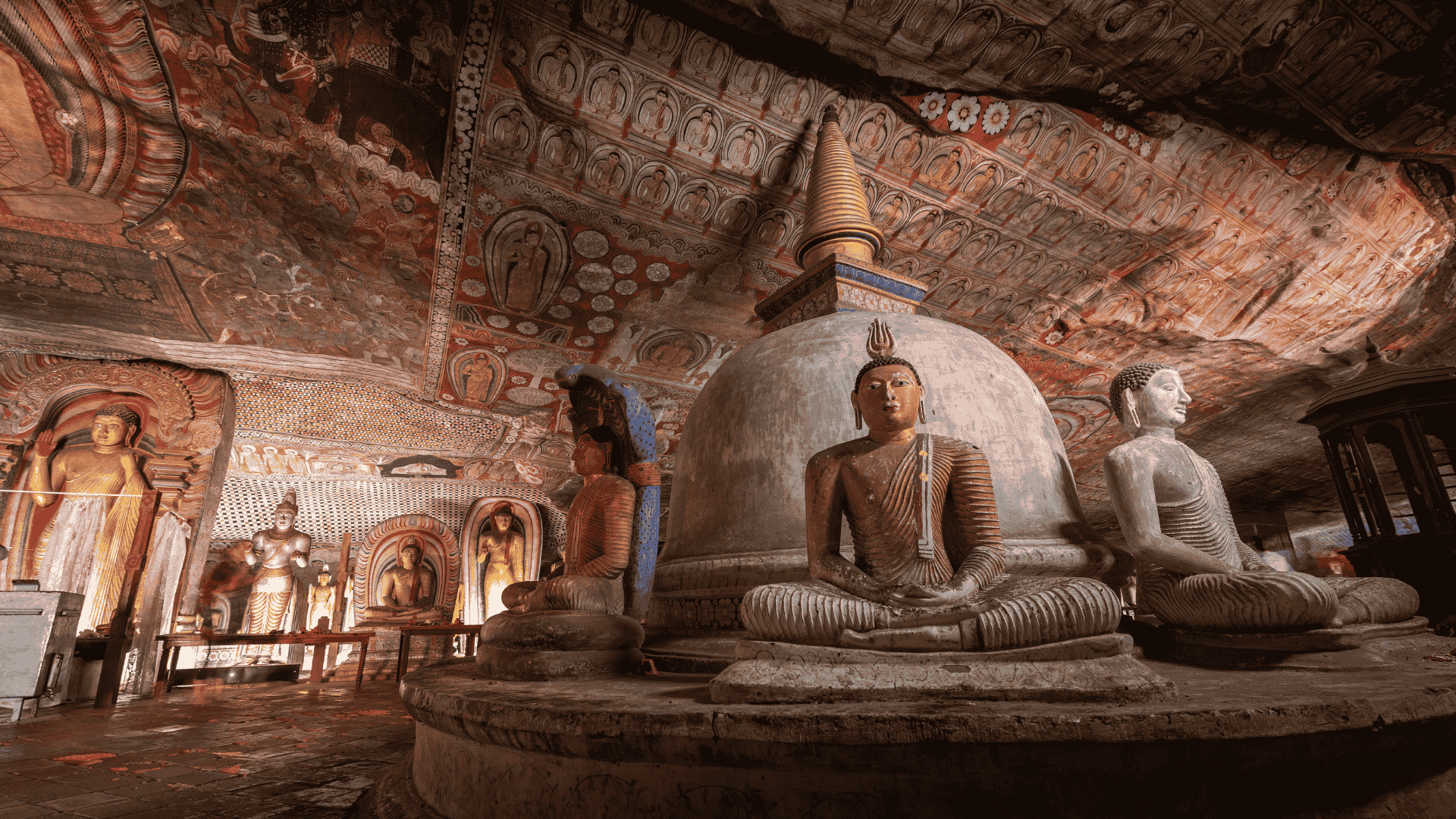 Dambulla Cave Temple in Sri Lanka